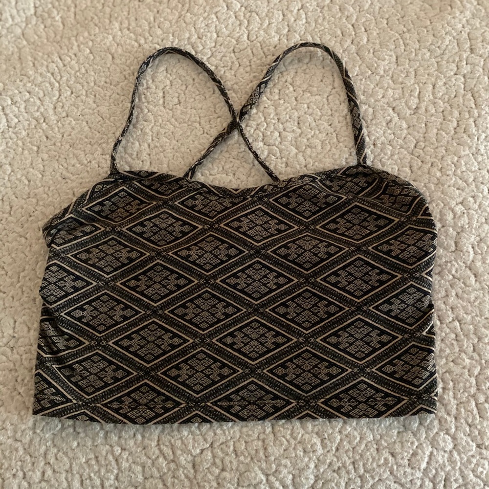 Super Cute Patterned Crop Top